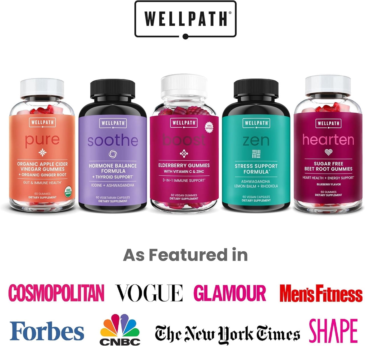 WellPath Soothe Cortisol Manager - Cortisol Supplements for Women with KSM-66® Ashwagandha & L-Theanine - Stress Support, Detox - 11-in-1 Complex, Vegan, Made in USA, Non-GMO, 60 Ct