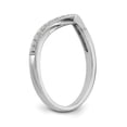 thumbnail image 6 of 14K White Gold Ring Band Wedding Diamond Round, 6 of 7