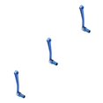 thumbnail image 4 of maskred Comfortable CNC Foot Gear Lever Shifter With Easy Installation Premium Materials Blue 3Set, 4 of 6