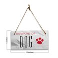 thumbnail image 6 of Beware of Dog 5" x 10" Hanging Wall or Door Sign | Rustic Twine | Signs for Home and Business, 6 of 6