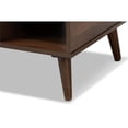 thumbnail image 4 of Baxton Studio Table Basse Finition Marron, 4 of 7