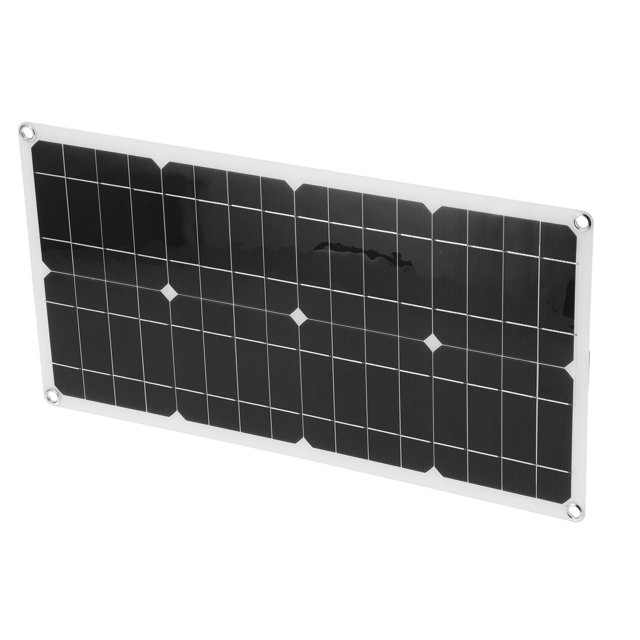 Placa De Cargador Solar, Puertos De Salida USB Duales Cargador De Batería Solar Flexible Para Cámaras De Seguridad Computadoras Portátiles Para Baterías De Automóviles ANGGREK Otros