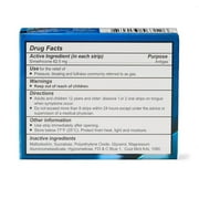 Calmour Anti-Gas (simethicone) 62.5 mg Oral Dissolving Strips, box of 30 strips