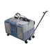 thumbnail image 1 of Transportín con ruedas para perros y gatos, con capacidad para 2 gatos pequeños. Transportín portátil plegable con ruedas. Azul oscuro, 1 of 9
