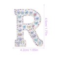 thumbnail image 2 of CHUANK 26pcs Rhinestone Letters Iron On Glitter Letters Stickers Iron On Embroidery Letters, 2 of 6