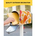 thumbnail image 6 of Mailbox Cover Fall Orange Ginkgo Leaves Seamless Mailbox Covers Magnetic Standard Size,Post Box Cover for Outdoor Garden Yard Patio,Thanksgiving Watercolor Leaf Mailbox Wraps Mailbox Decals 21x18in, 6 of 6