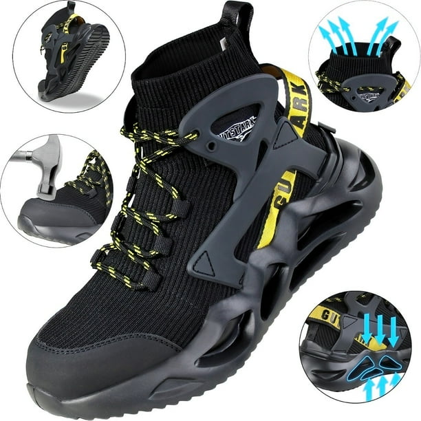 Tenis De Seguridad Gutstark Casquillo Acero Negro