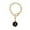 B, variant on Glass&Bottle Cup Accessory Letter Charm for Cup Name ID Initial Handle Tumbler Charm Thoughtful Valentine Birthday Black, 3.94 inch, H