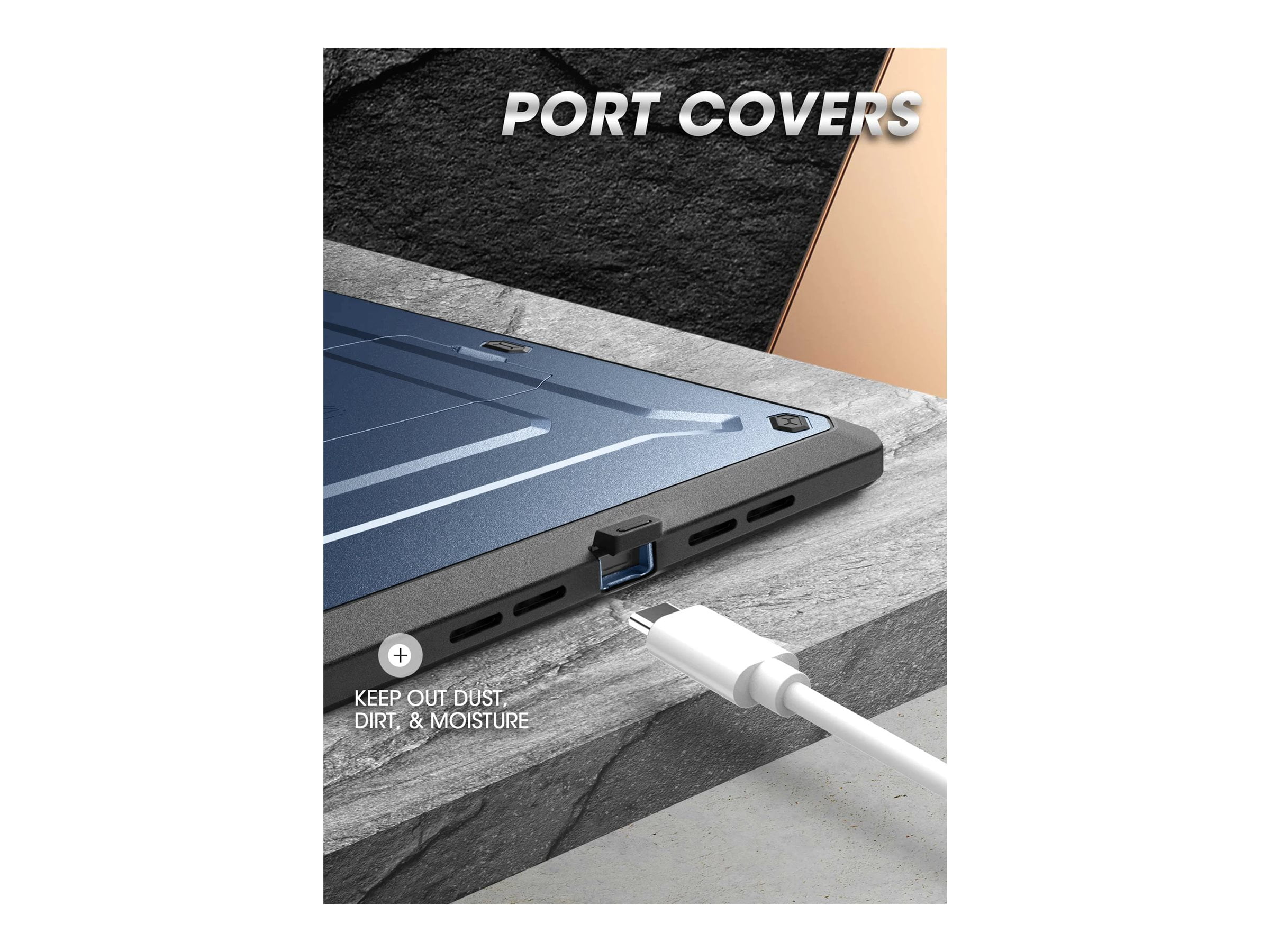 SUPCASE Unicorn Beetle Pro Series Case for iPad Mini 6th Generation 8.3 Inch (2021), Support Apple Pencil Charging with Built-in Screen Protector Full-Body Rugged Kickstand Protective Case (Tilt)