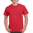 thumbnail image 3 of Gildan - Short Sleeve T-Shirt for Men's - M Size | 100% Heavy Cotton Crew Neck Tee, Assorted Color T-Shirt, 5.3 Oz | Single Pack - Red, 3 of 6