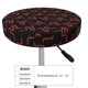 thumbnail image 4 of Disketp Red Snake Funda Redonda para Taburete, Funda de Cojín para Silla de Bar Suave y Elástica-14 inch, 4 of 7
