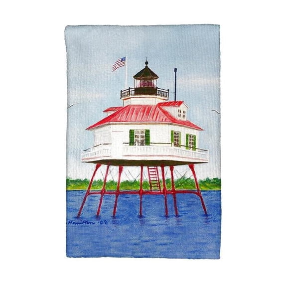 Betsy Drake KT742 Drum Point Lighthouse Kitchen Towel