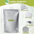 thumbnail image 4 of 60 count 1 Quart Mylar Bags for  Storage - ExtraThick 10 Mil - Smell Proof Mylar bag 1 Quart - Stand-Up Zipper Pouches 7x10 Inch - Small  Container Sets - Heat Sealable, 4 of 7