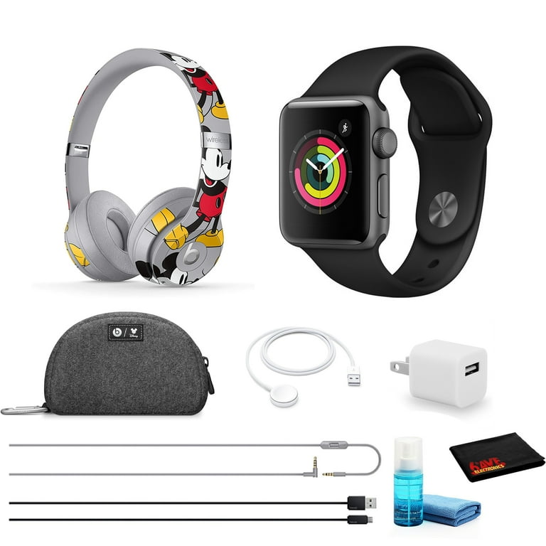 Apple Watch Series 3 38mm Black Band Kit with MICKEY Mouse Beats MORE New Open Box Walmart