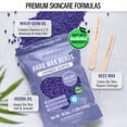 thumbnail image 5 of Tress Wellness 19.2 Oz Lavender Scented Hard Wax Beads for Face and Body Hair Removal, 5 of 9