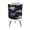 Color 4, variant on Small Trash Can with Lid Gothic Floral Dark Red Roses Ornate Skull Design 1.8 Gallon Dog Proof Trash Can Round Garbage Can Waste Bin Wastebasket for Bathroom Bedroom Living Room