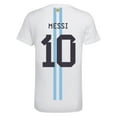thumbnail image 2 of Messi Football Number 10 Graphic T-Shirt (White), 2 of 2