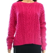 Lauren Ralph Lauren NEW Pink Women's Large PL Petite Crewneck Sweater