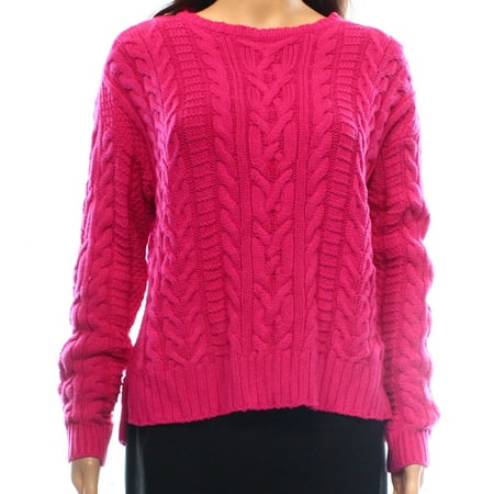 Lauren Ralph Lauren NEW Pink Women's Large PL Petite Crewneck Sweater