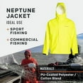thumbnail image 4 of Grundens Neptune 319 Commercial Fishing Jacket Hi Vis Yellow, 4 of 6