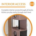 thumbnail image 6 of K&H Pet Products Hangin' Feline Funhouse Cat Furniture Tan Small 70 X 22 X 12 Inches, 6 of 8