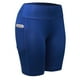 Koszal Femmes Solides Collants de Poche Couleur Extensible Fitness Cyclisme Leggings Yoga Shorts – image 5 sur 6