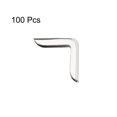 thumbnail image 3 of Unique Bargains Metal Book Corner Protectors Edge Cover Guard 15 x 15 x 3mm Silver Tone 100Pcs, 3 of 5