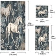 thumbnail image 3 of Coolnut Wild Horses Towels Absorbent Bath Towels Set Soft & Comfortable Towel Set for Home Hotel Decor, 3 Piece Washcloth Gift, 3 of 7