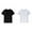 2PC White & Black, variant on Gelikeya Boys 4 Pack Shirts Little Girl Short Sleeve T Shirt Back to School Summer Dailywear Solid Color Pullover Tops