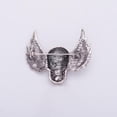 thumbnail image 4 of Vintage Punk Style Angle Wing Skull Broche Pin Halloween Joyería Sunnimix Broche del cráneo, 4 of 7