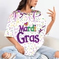 thumbnail image 2 of ChaoHeng Blouses for Women Plus Size Women's Crew Neck Short Sleeve Printed Casual Loose T-Shirt, 2 of 7