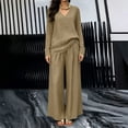 thumbnail image 6 of Jamicy Womens Outfits 2 Piece Sets Soft V-Neck Pullover Top with Loose Straight Jogging Pant Suits Casual Tracksuit for Women, 6 of 6