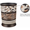 thumbnail image 2 of Popular Bath Gazelle Collection Animal Print Trash Can, Multicolor, Resin Material, 2 of 5