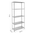 thumbnail image 5 of Anaquel Metalico Industrial Rack and Pack  5 Niveles Gris, 5 of 5