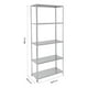 thumbnail image 5 of Anaquel Metalico Industrial Rack and Pack  5 Niveles Gris, 5 of 5
