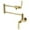 Polished Brass, variant on Kingston Brass KS4101KL Whitaker Wall Mount Pot Filler Faucet, Polished Chrome