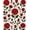 Red, Pattern 2, variant on ODIKA 2'x3' Machine Washable Non-Slip Area Rug, Vibrant Botanical Array with Stylized Blossoms and Leafy Flourishes High Traffic Rug, Red, 451062