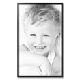 thumbnail image 2 of ArtToFrames 21" x 35" Satin Black Tall Picture Frame, 21x35 inch Black Wood Poster Frame (WOM-1852), 2 of 8