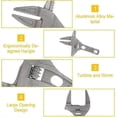 thumbnail image 5 of Llave inglesa ajustable de aleación de aluminio para apretar tuercas y pernos., 5 of 5
