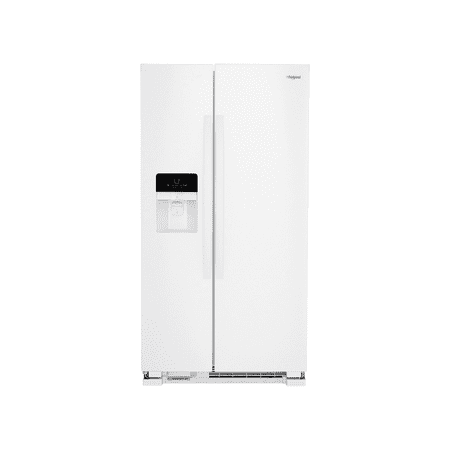 Whirlpool - 21.4 Cu. Ft. Side-by-Side Refrigerator - White