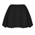 thumbnail image 5 of yillto Womens Skirts High Elastic Waist Puff Ruffle Hem Short Skirt Summer Cute Mini Skirts Dress, 5 of 6