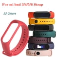 thumbnail image 2 of Correa deportiva de repuesto de silicona para xiaomi mi band 6/5/4/3 muñeca smart Watchband para xiaomi mi band 6 pulsera miband 5 correa Gao Jiahui unisex, 2 of 2