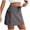 Grey, variant on Skorts Woman Hiking Cargo Skorts with Zipper Pockets, High Waisted Quick Dry Golf Workout, Dressy Casual (Navy, S)