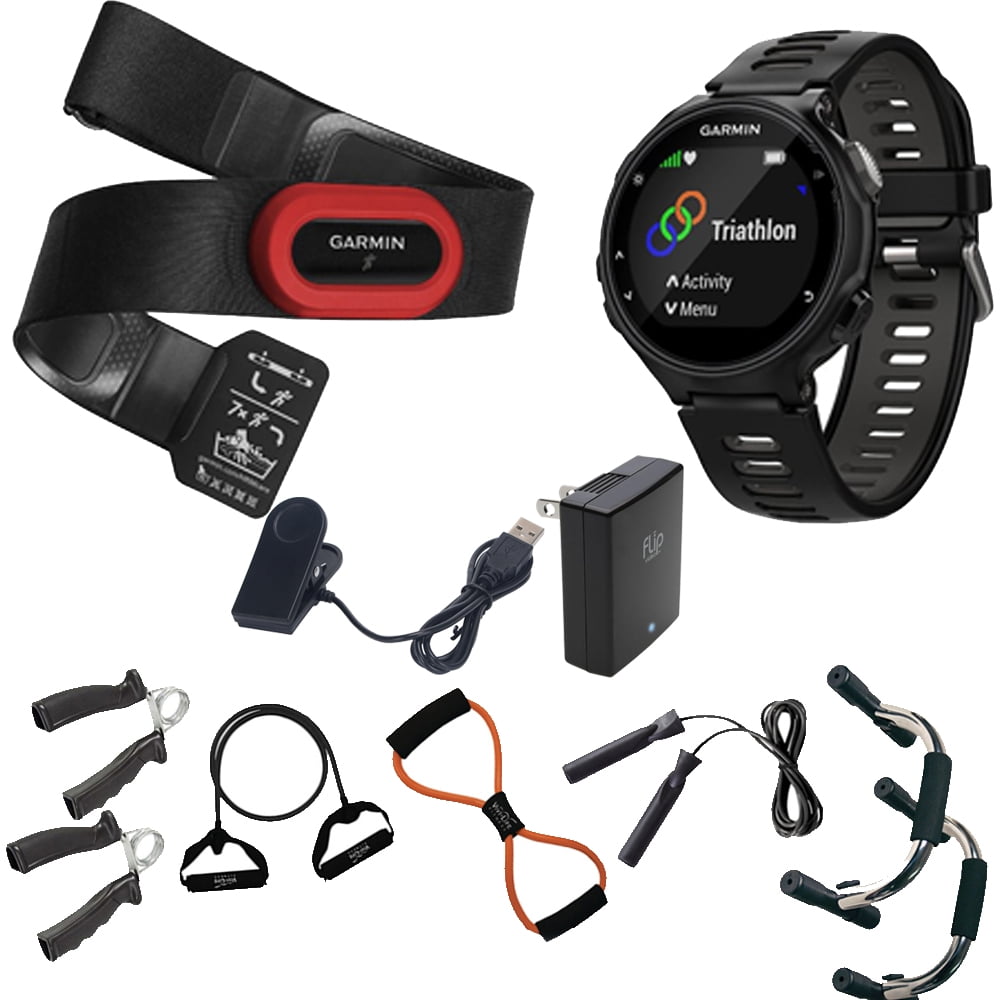 garmin forerunner 735xt run bundle black