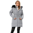 thumbnail image 2 of YouLoveIt Women Winter Long Coat Thickened Parka Coat Hooded Long Coat Down Puffer Jacket Outwear Coat Plus Size Warm Hooded Jacket Windproof Outcoat, 2 of 8