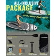 thumbnail image 4 of 10'6" Inflatable Stand Up Paddle Board for Adults, Non-Slip EVA, Camera Mount, Grey, 4 of 8