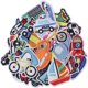 thumbnail image 2 of 38 piezas de pegatinas de tela de coche JM bordado por computadora accesorios de ropa para niños, 2 of 5