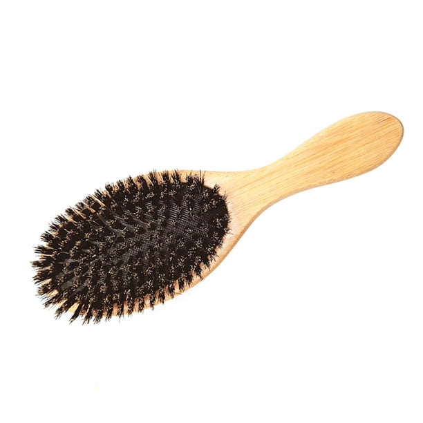 Hair Brush Natural Bamboo Handle Boar Bristles Brush Anti-static Hair Scalp Paddle Hairbrush Gasbag Massage Comb Hair Care Tool Hair Brush Natural Bamboo Handle Boar Bristles Brush Anti-static Hair Scalp Paddle Hairbrush Gasbag Massage Comb Hair Care Tool
