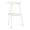 Cream White, variant on IVV 20"H Round 2-Tier Metal Side Table, Space-Saving Small End Table Plant Stand with Raised Tray Rim for Home Corner Balcony Apartment Decor, Black