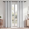 thumbnail image 1 of Blackout Blackout Cortinas, Juego de Cortinas de 2 Piezas para Recámara y Sala de Estar 42x84 Pulgadas, Cortinas Térmicas Aislantes Que Oscurecen la Habitación con Ojales, Reducción de Ruido y Bloque, 1 of 7